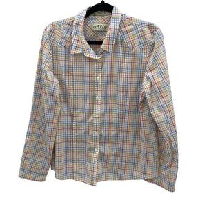 Orvis Long Sleeve Button-Up Shirt Women's Size 12